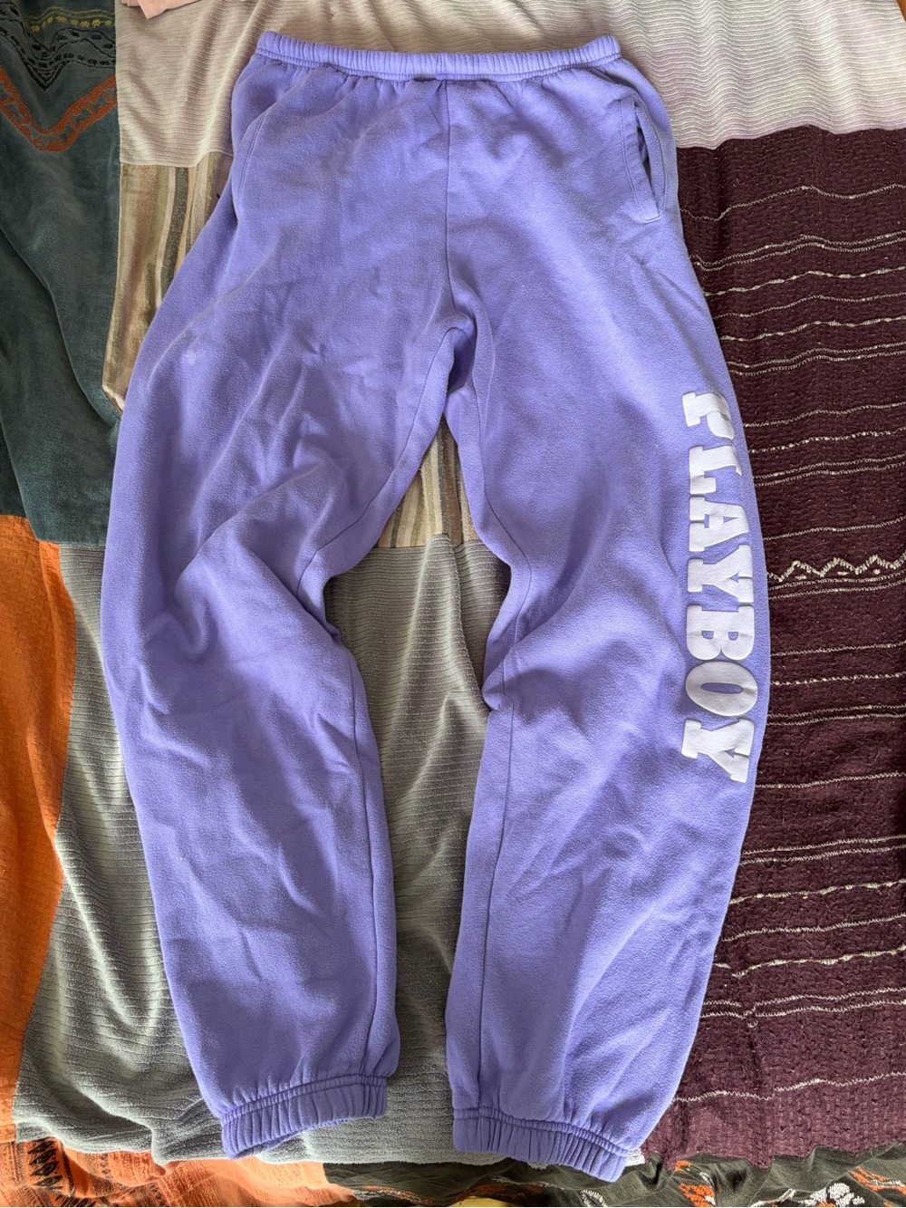 PLAYBOY purple sweatpants